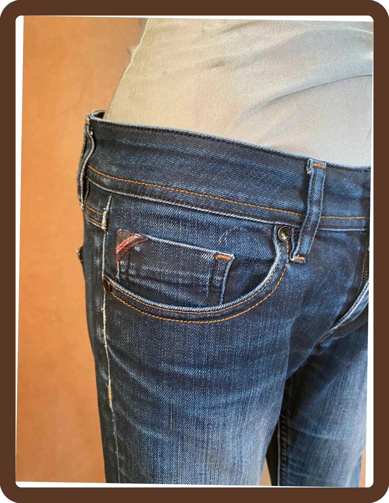 Jeans brutos retos Kaporal 5 T38 Modelo BONY Regular, denim autêntico e elástico – photo 3